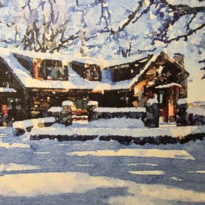 Mountain Watercolor Artwork