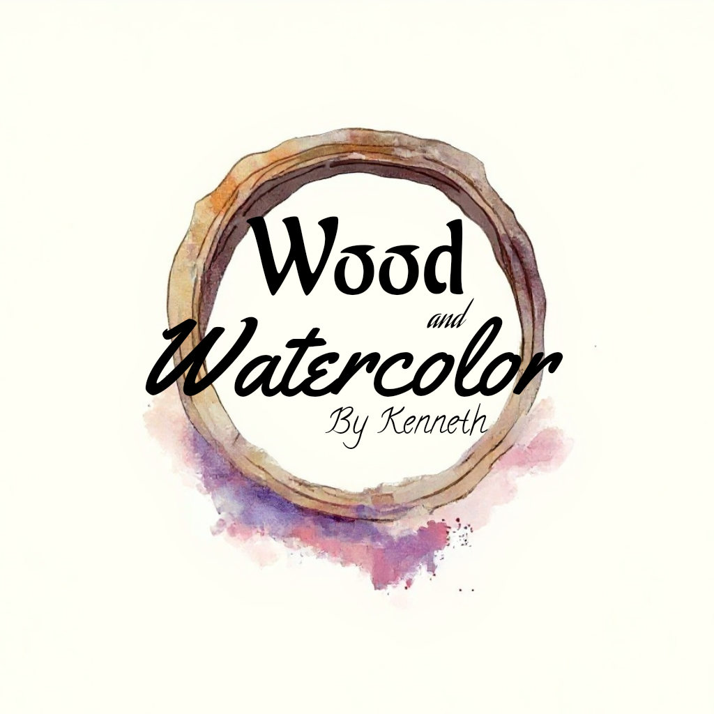 Wood and Watercolor by Kenneth